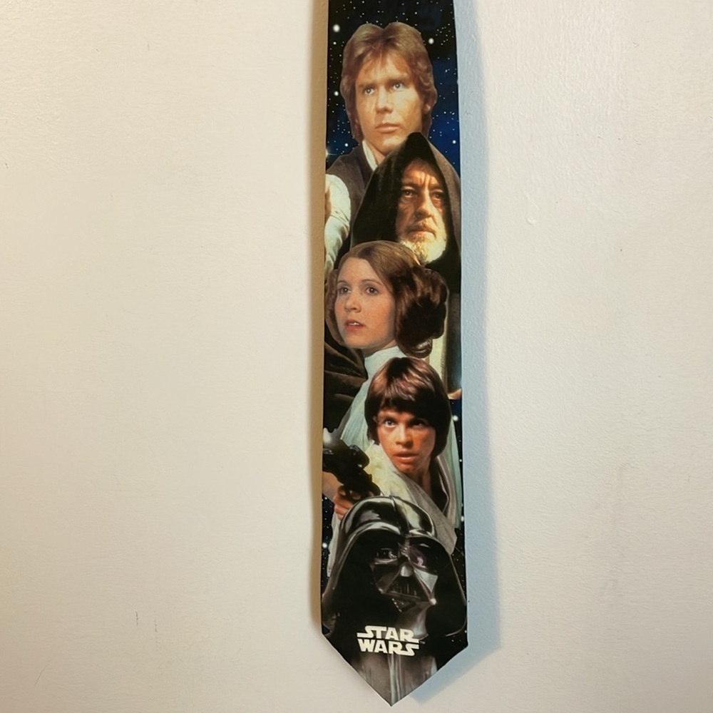 Star Wars Ralph Marlin Vintage 1996 Star Wars Characters II Necktie Tie